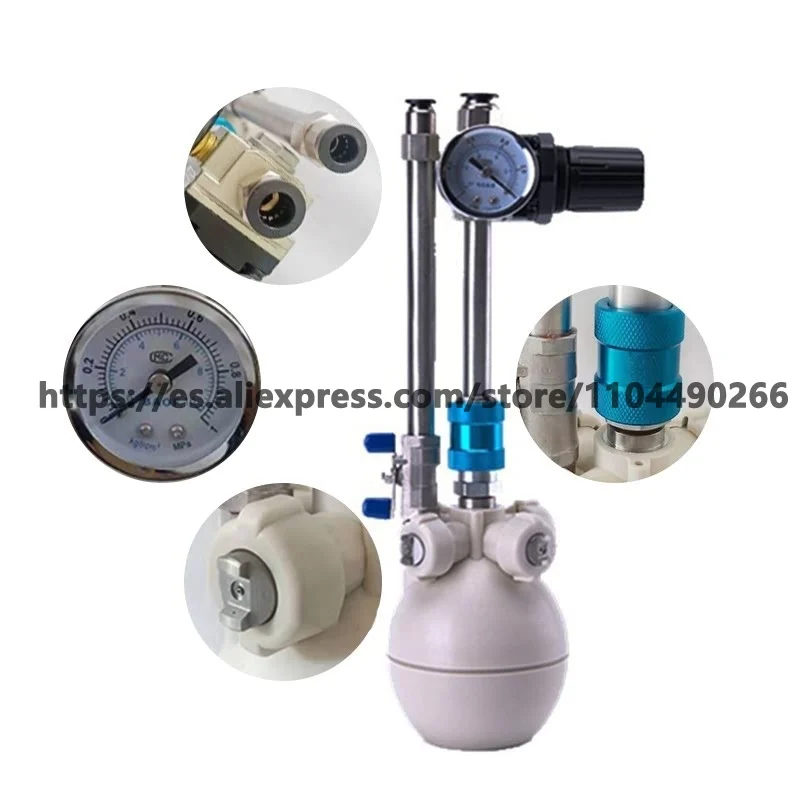 Industrial Gas-water Mixed Two-fluid Humidifier Factory Textile Workshop Cooling Dry Fog Gas-water Greenhouse Misting Machine