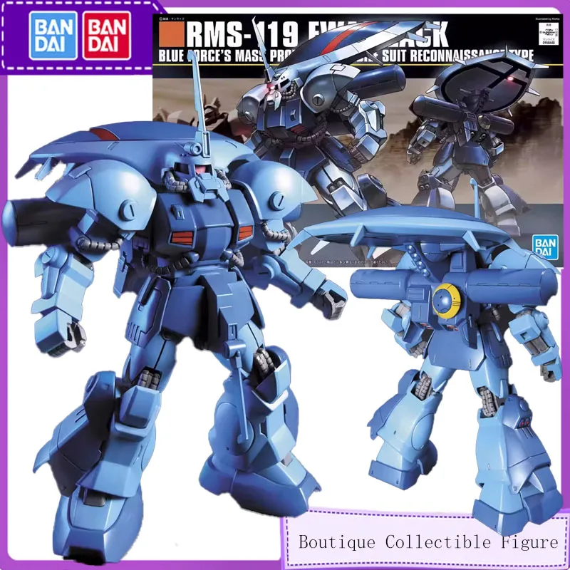 

Bandai HGUC 1/144 оригинальный RMS-119 EWAC ZACK Gundam сборная модель комплект экшн-фигурки игрушки для детей коллекционные предметы подарок