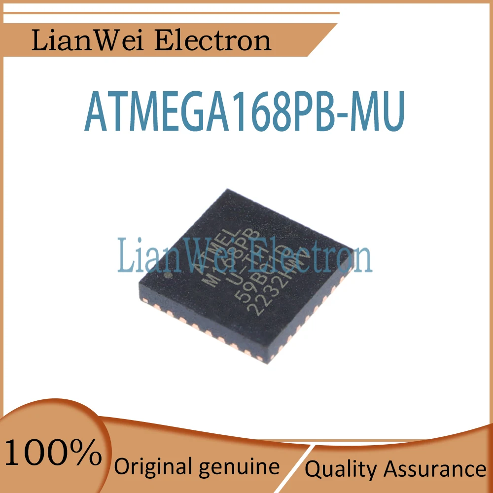 (1-10 Piece)100% New ATMEGA168PB ATMEGA168PB-MU M168PB ATMEGA168 IC MCU Chipset VFQFN-32