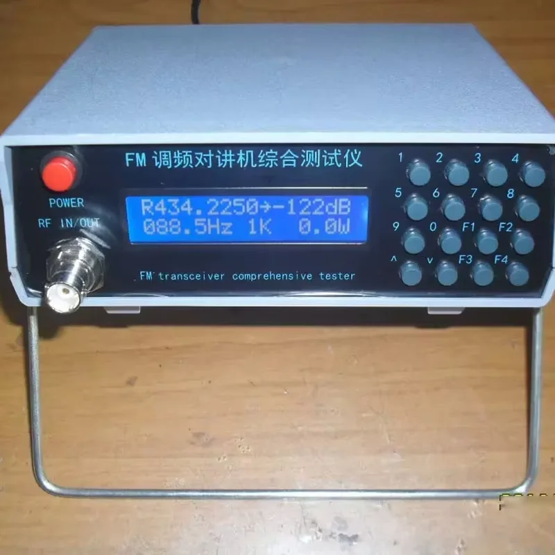 Radio integrated tester 10MHz-900MHz FM Comprehensive test Repeater tester Walkie-talkie tester Signal generator 1MHz--470MHz
