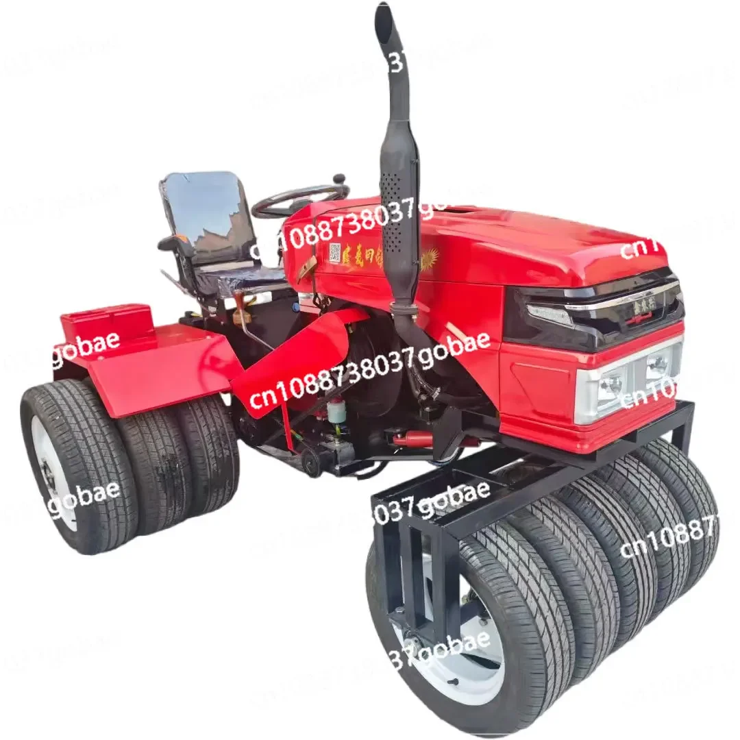 Self-propelled Agricultural Wheat Field Compactor, Wheat Soil Moisture Retention and Production