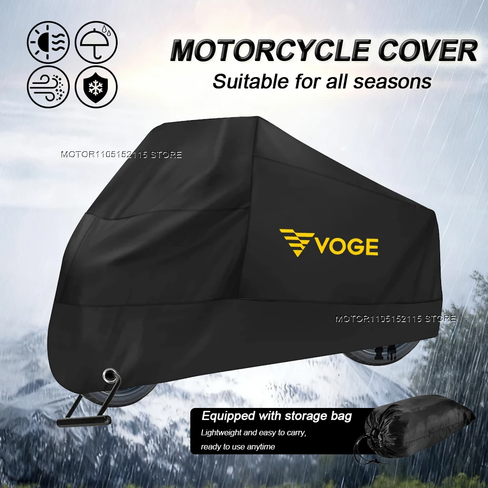 Motorcycle Cover Waterproof Outdoor Scooter UV Protector Dust Rain Cover For Voge voge 525dsx ds900x 625dsx