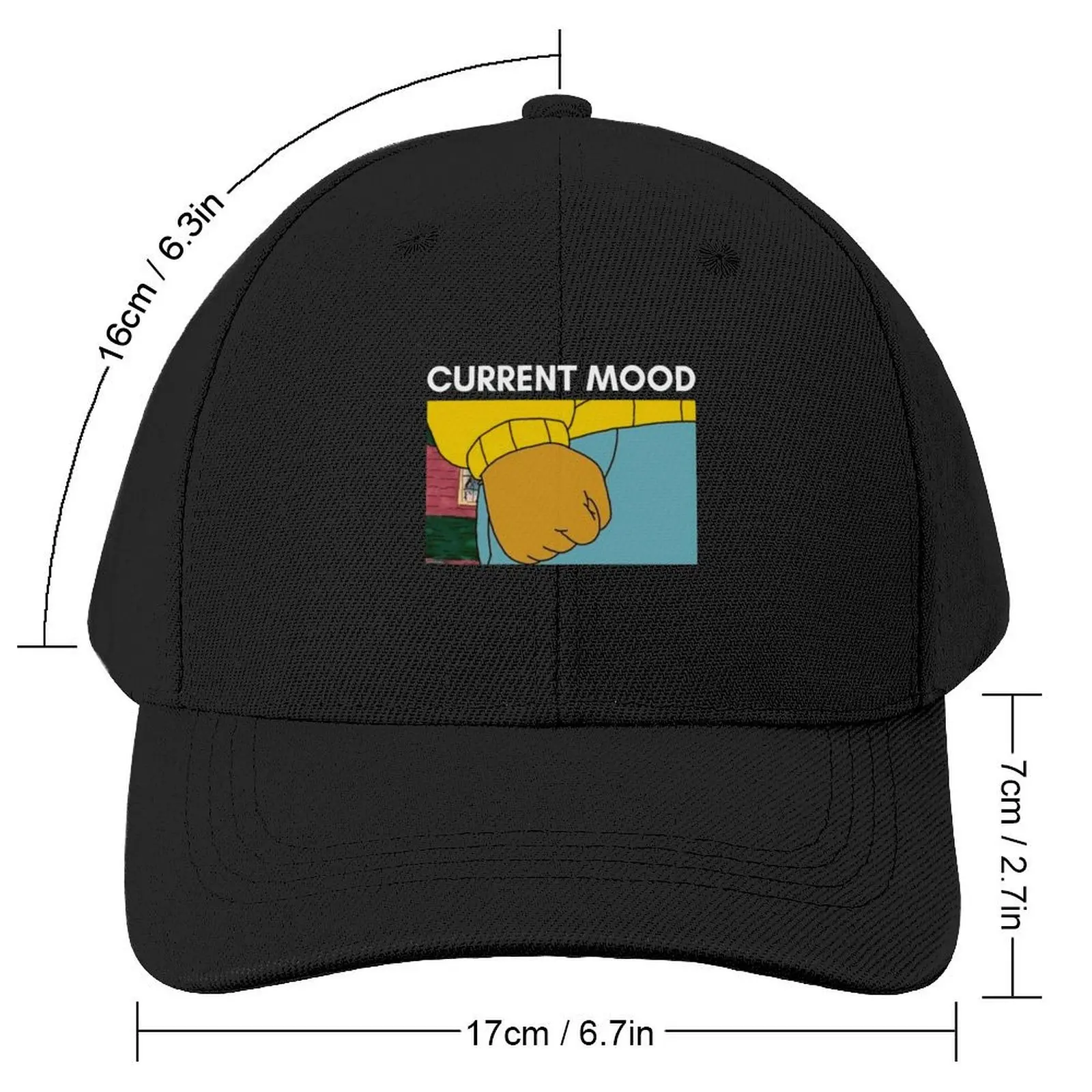 Arthur Fist Arthur Fist Meme Current Mood Angry Baseball Cap hard hat Dropshipping Women's Hats Men's