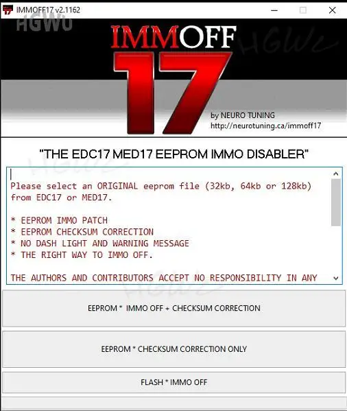 Newest iMMOFF17 Software EDC17 Immo Off Ecu Program NEUROTUNING Immoff17 Disabler With Install Video Guide