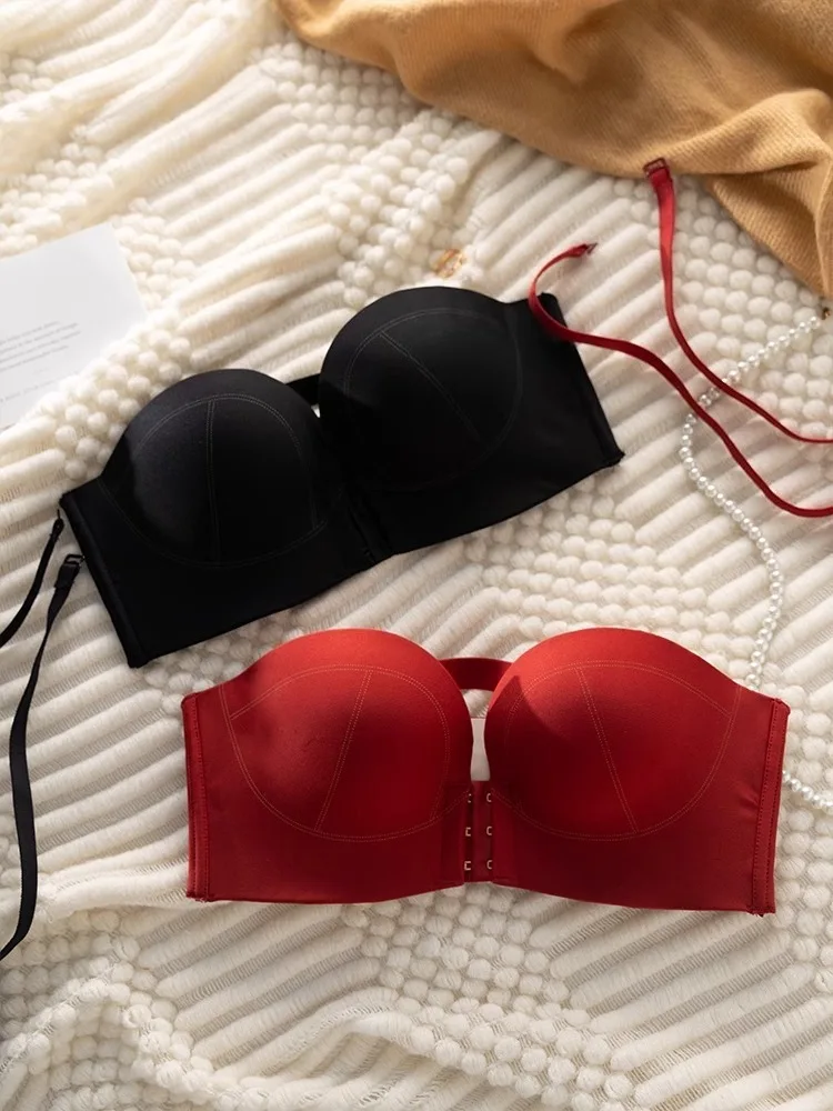 حمالة صدر MOYISU مطرزة عرقية - ملابس داخلية كريمية عصرية للإطار الصغير، حمالة صدر أنيقة كلاسيكية مع بطانة قطنية قابلة للتنفس مثيرة #3