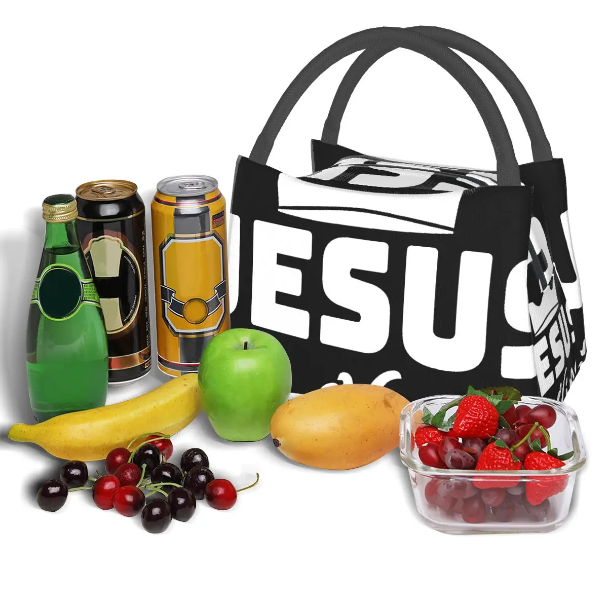 Jesus Is King Portable insulation bag for Cooler Thermal Food Office Pinic Container