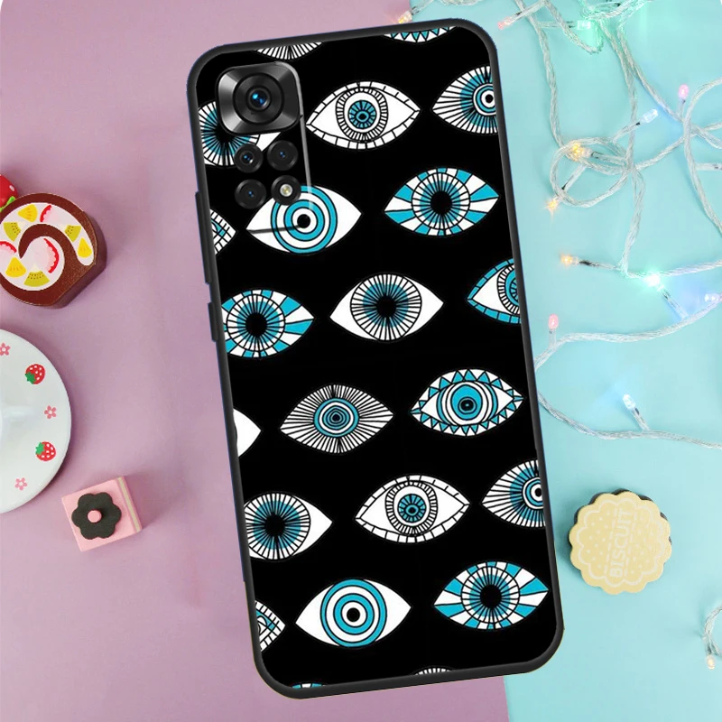 Nazar Boncugu Evil Eye Case For Xiaomi Redmi Note 12 11 10 9 8 Pro 8T 9S 10S 11S 12C 9C 9T 10A 10C Protect Cover