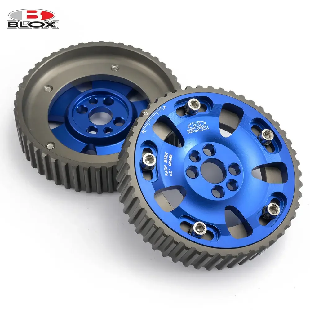 1Pair Adjustable Cam Gear RB20DET RB25DET RB26DET for Nissan Skyline GTR R33 2.5L RB25DET Engine 93-98 AF-CGRB25BL