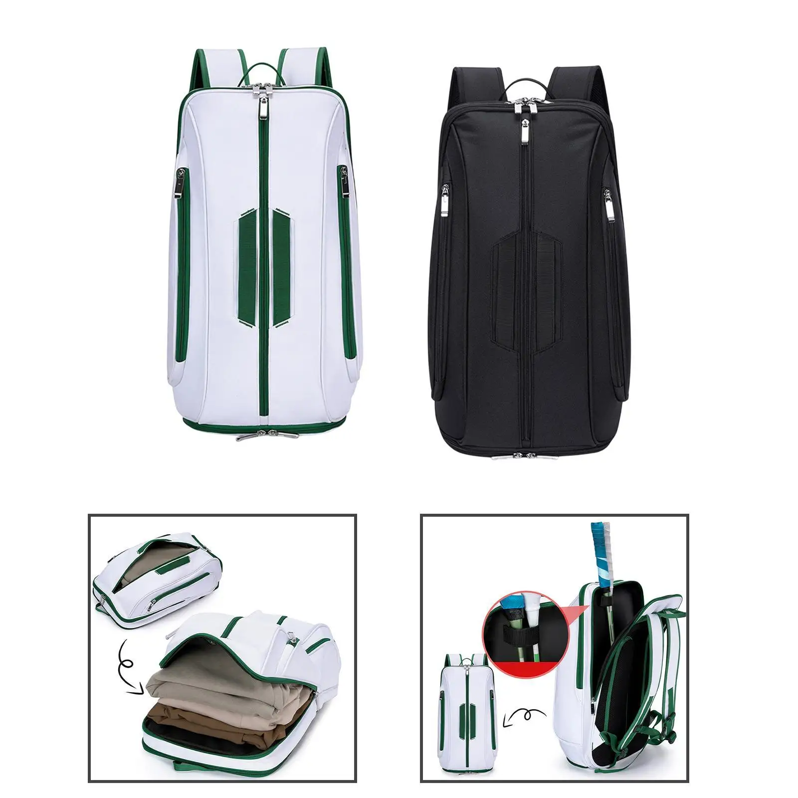 Pickleball Backpack with Handle Handbag Pickleball Racket Bag for Men Women