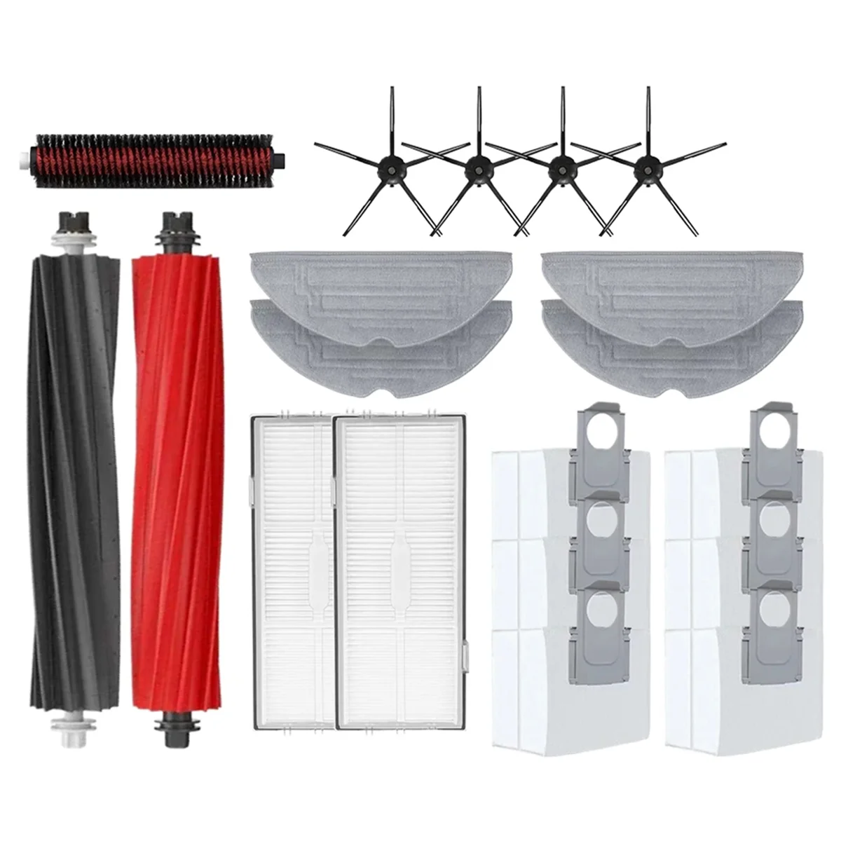 For Roborock S8 S8 Pro Ultra S8+ Robot Vacuum Cleaner Mop Choth Vacuum Bags Accessories Side Brush Filter Spare Parts—A19G