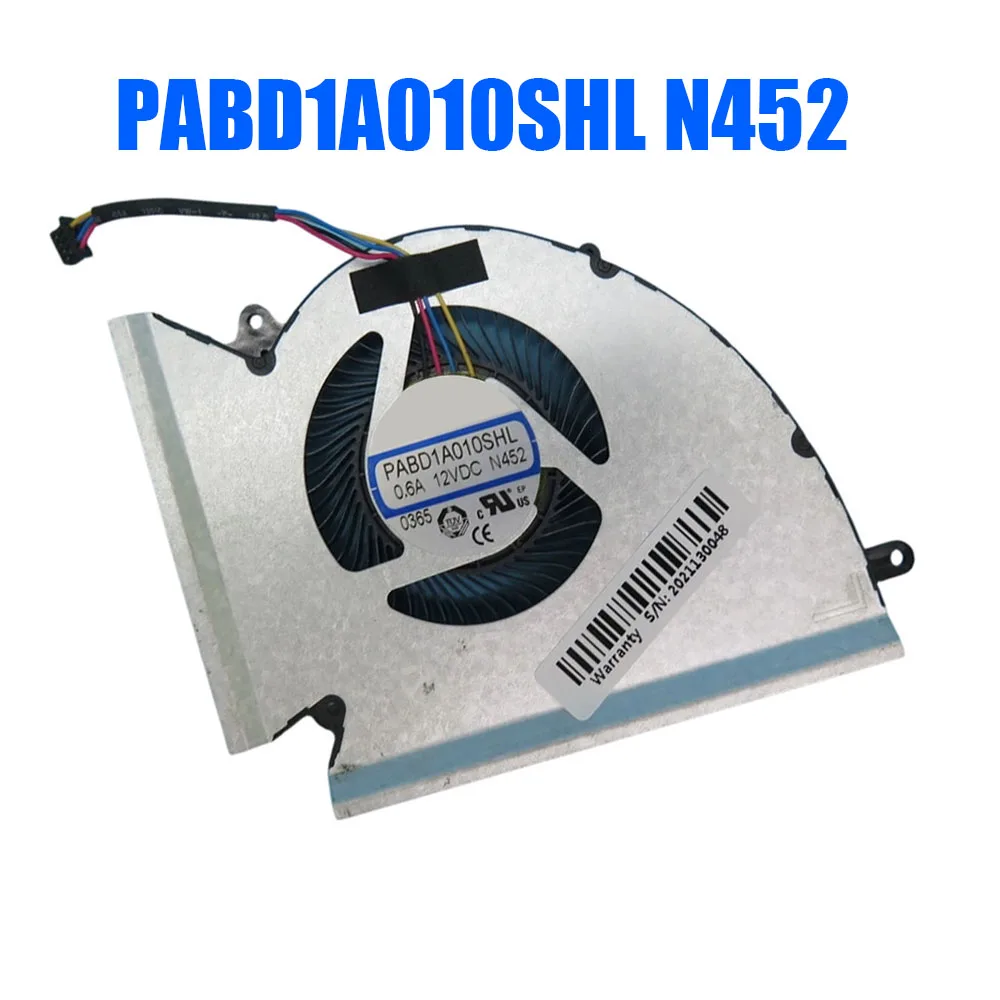 PABD1A010SHR N451 PABD1A010SHL N452 0.6A 12VDC 4PIN 4Lines Laptop CPU GPU Fan