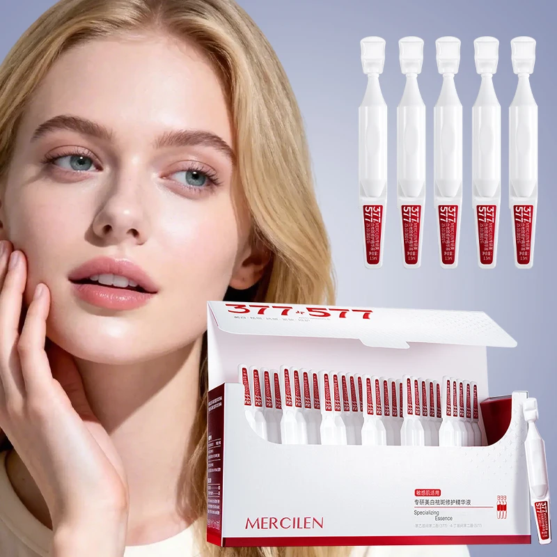 Mercilen Serum 1.5Mlx30 Bottles, Contains Niacinamide and Hyaluronic Acid, Moisturizing Texture, Gentle on the Skin and Easily Absorbed, Nourishes and Improves Dryness, Makes Skin Appear More Plump and Youthful, Suitable for All Skin Types