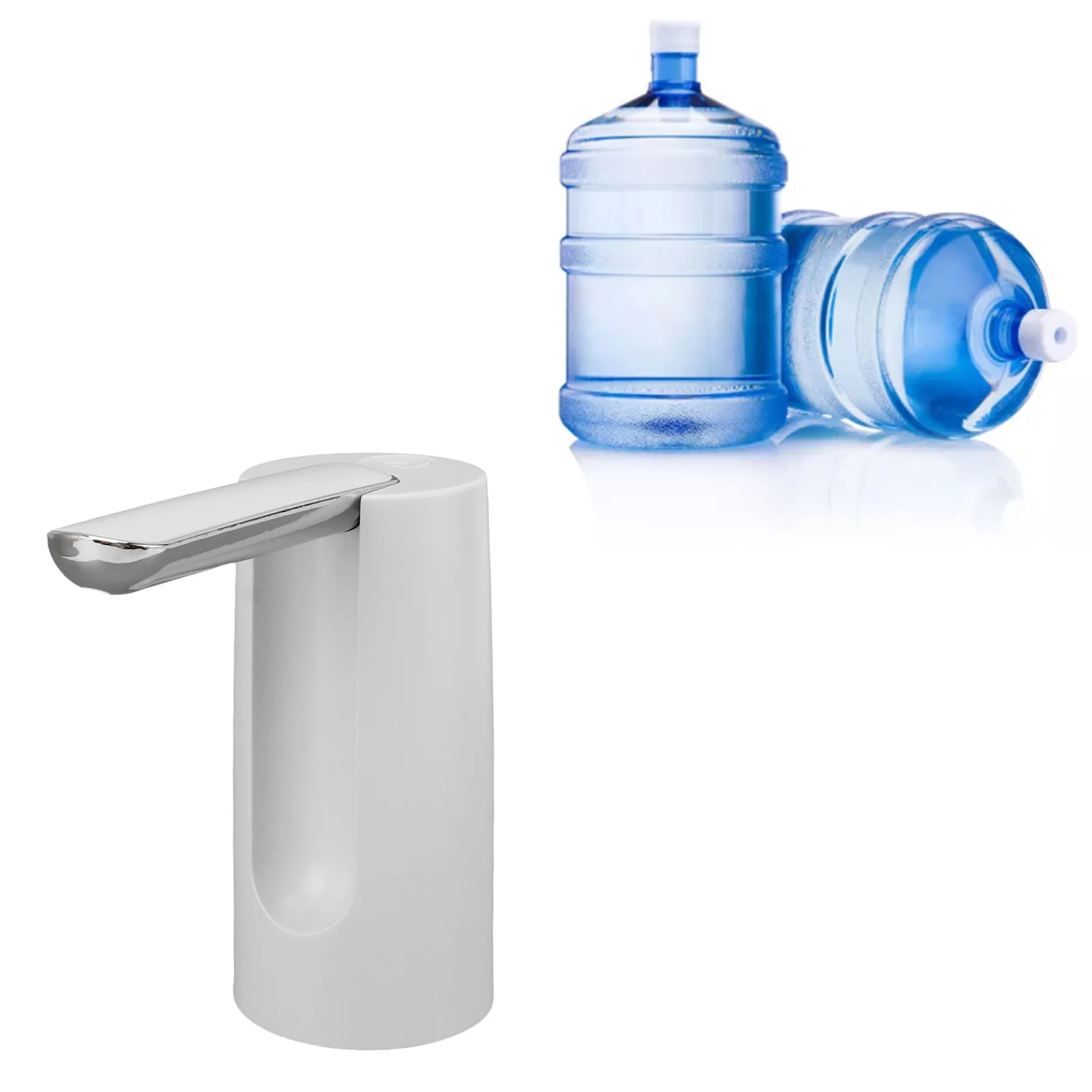 موزع زجاجات المياه 800 مللي أمبير في الساعة، شحن USB، مضخة مياه ذات استشعار تلقائي قابلة للتعديل للمياه المعبأة في زجاجات دلو عالمية