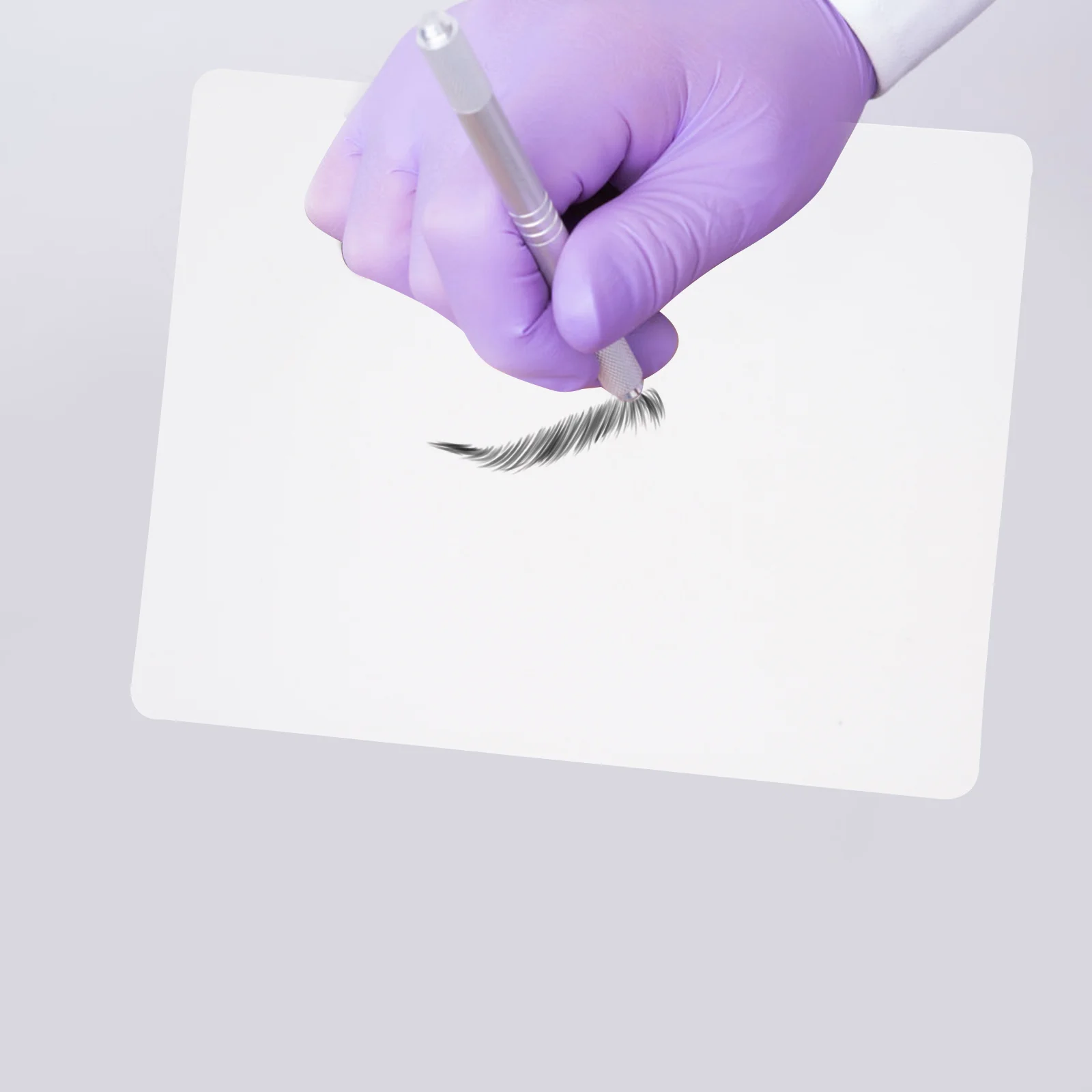 4 قطع من الجلد المزيف من السيليكون لتدريب كحل Microblading ملحقات ممارسة الوشم الاصطناعي