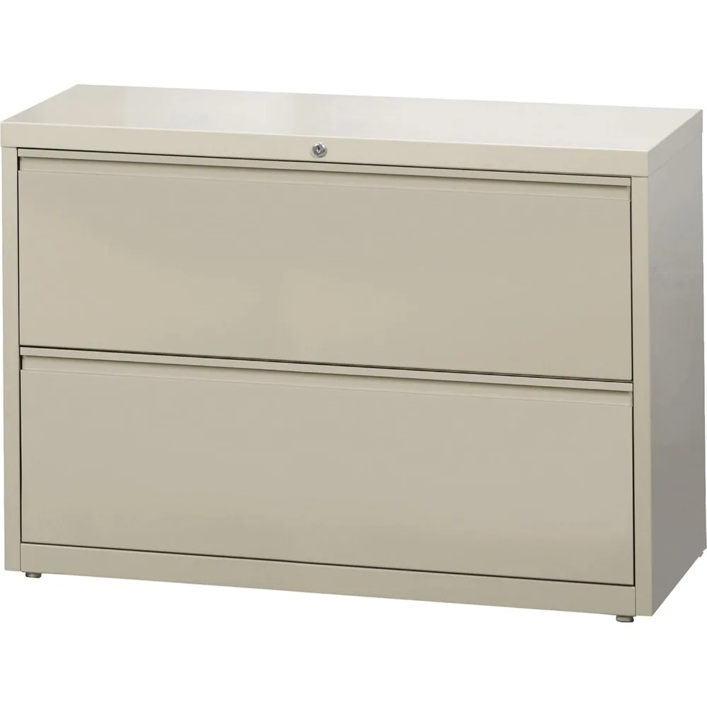 Lorell 60438 Landscape File, 2 Drawers, Adjustable Rails Available, 21.12 D x 44.5 W x 30.25 H inches, Cream