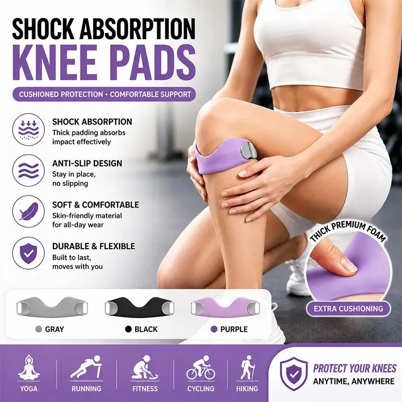 1Pcs Thickened Protection Knee Sports Knee Pad: Elastic Patella Belt Straps Comfortable Breathable Brace