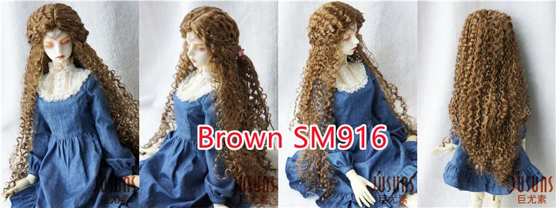 JD220 1/6 1/4 1/3 1/12 Blythes Extremely Long Curly Fashion Synthetic Mohair BJD Wig YOSD MSD SD Doll Accessories