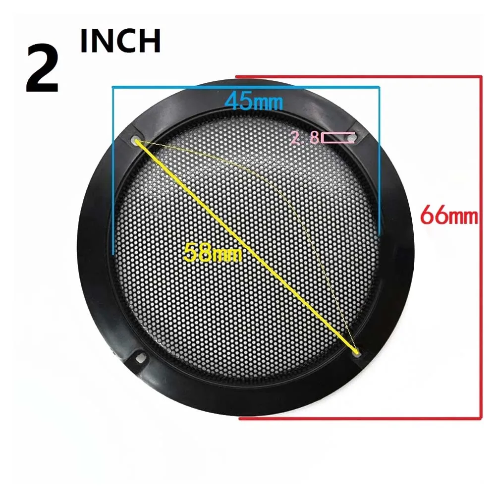 Home Speaker Grilles Speaker Mesh Grilles Metal Wire Grilles Easy Installation Hassle-Free Installation Perfect Fit