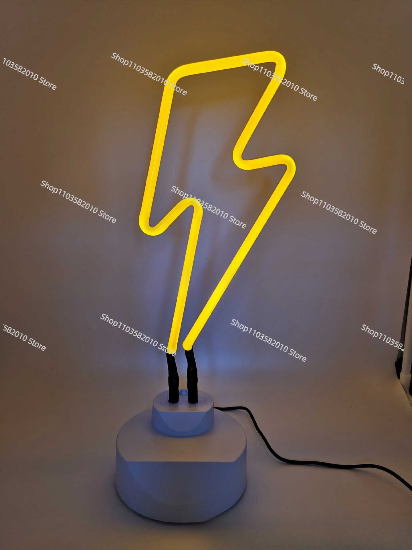 Supply British version of lightning neon light, Bolt Neon Light