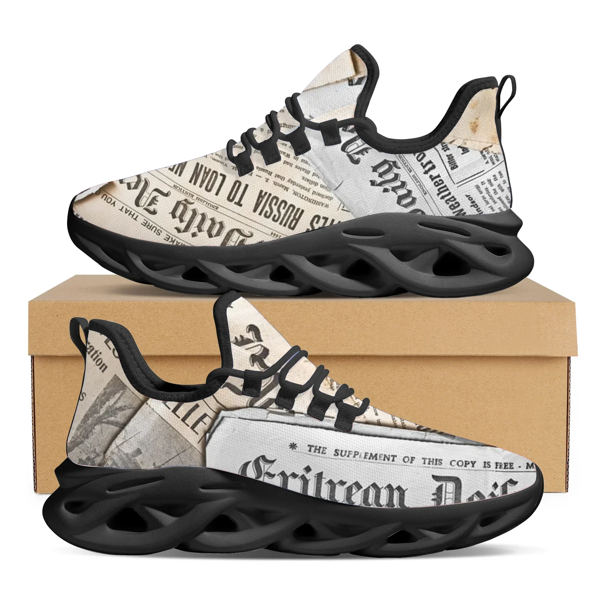 Custom Made Simple Newspaper P - Women'S Shoes For Tennis recension och pris