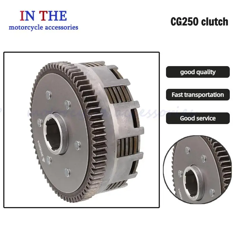 

Brand New Clutch Assembly Replacement Parts - Compatible with Italika 250SZ Dt200 Dt250 Ft200 Motorcycles