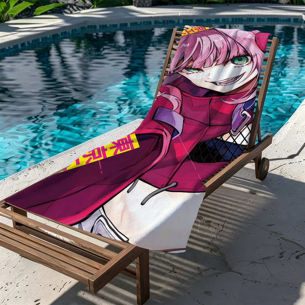 Anime T-tokyo cute Towel Large Quick-Drying A-Aliens Microfiber soft Beach Towel for Travel Fitness Sauna Bathing Camping