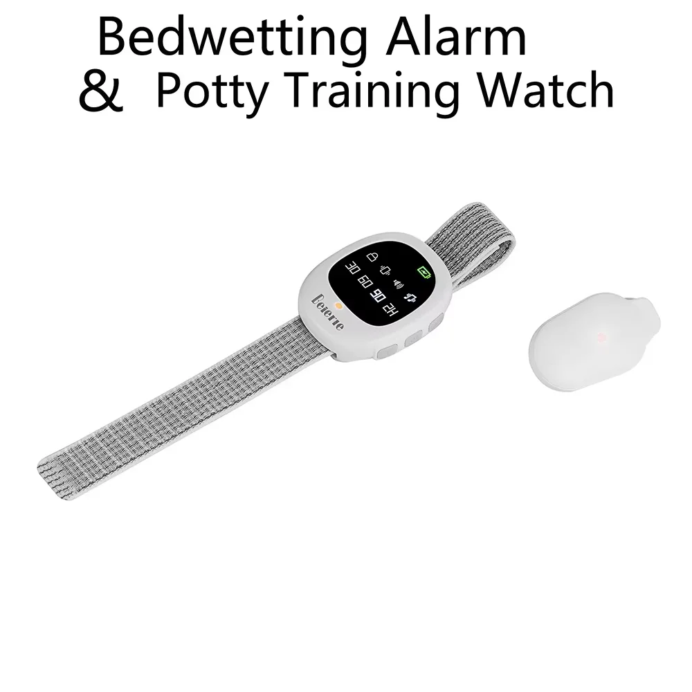 Wireless Bedwetting Alarm - Gentle Music & Light Wake-Up System, Baby Potty Training
