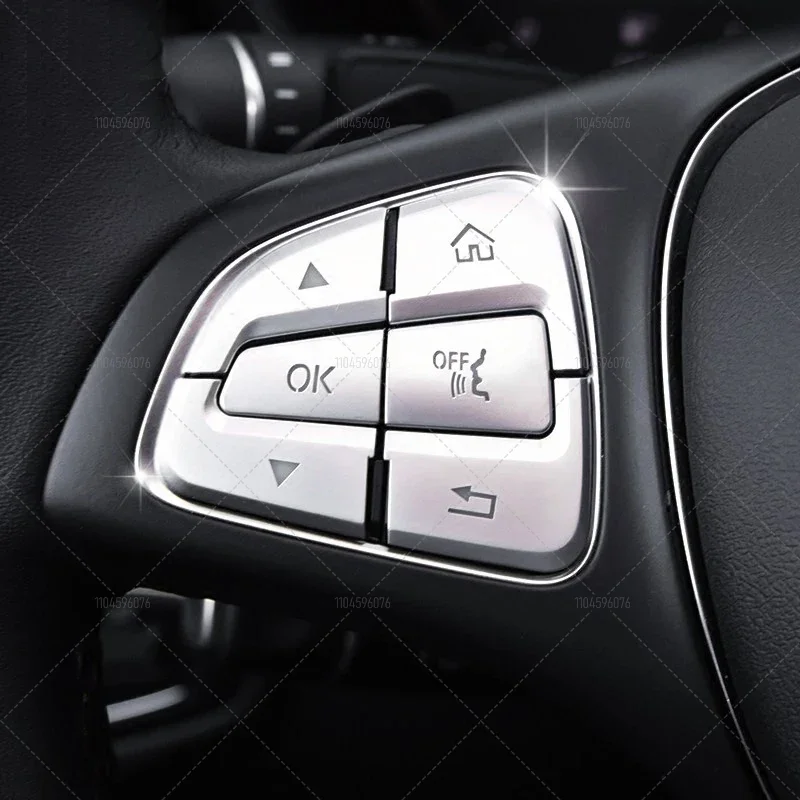 For Mercedes-Benz W205 X253 W176 C200 GLC300 CLA260 GLA220 GLE350 GLS400 modified steering wheel button patch