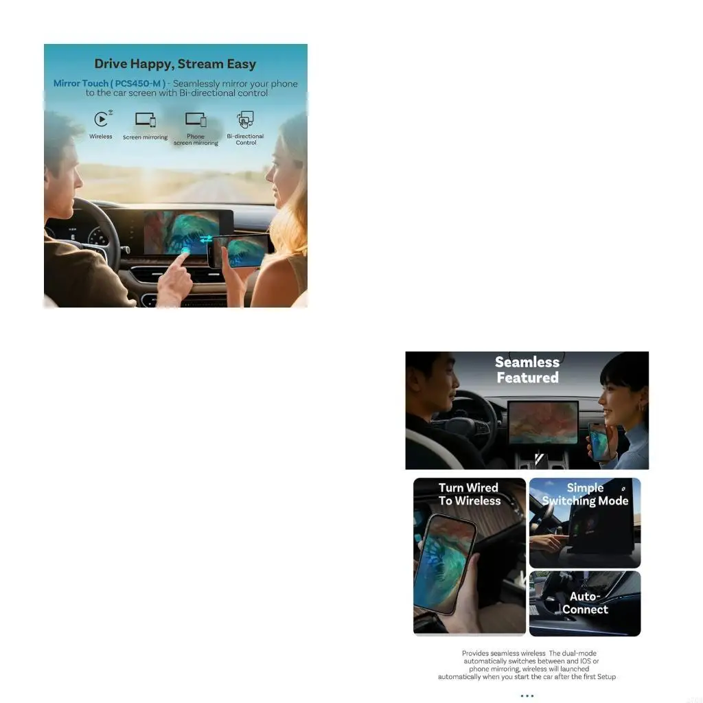 

720P 1080P Компонент Vehicle Link Прямая трансляция зеркального отражения Фруктовое соглашение ABS