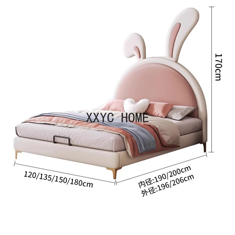 Modern Princess Children Beds Bedroom Boys Baby Children Beds Luxury Platform Camas Infantiles Kids Bed Set Furniture BL50CB