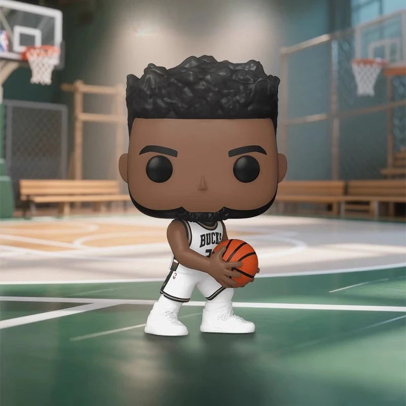 

Подлинное издание FUNKO POP NBA Milwaukee Bucks Giannis Antetokounmpo, украшение для рабочего стола, модель игрушки, коллекционная модель