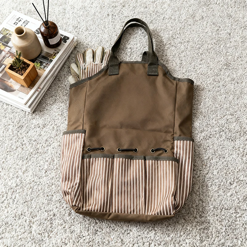 حقيبة حمل قماشية ذات سعة كبيرة - لأدوات اختيار المد والجزر وتخزين أدوات البستنة #6