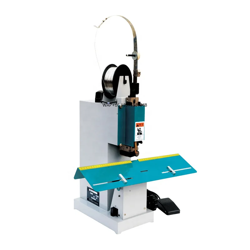Automatic Electric Flat Saddle Binding Machine Booklet Staler With M2000 Staple Head for Printing Shop Factory