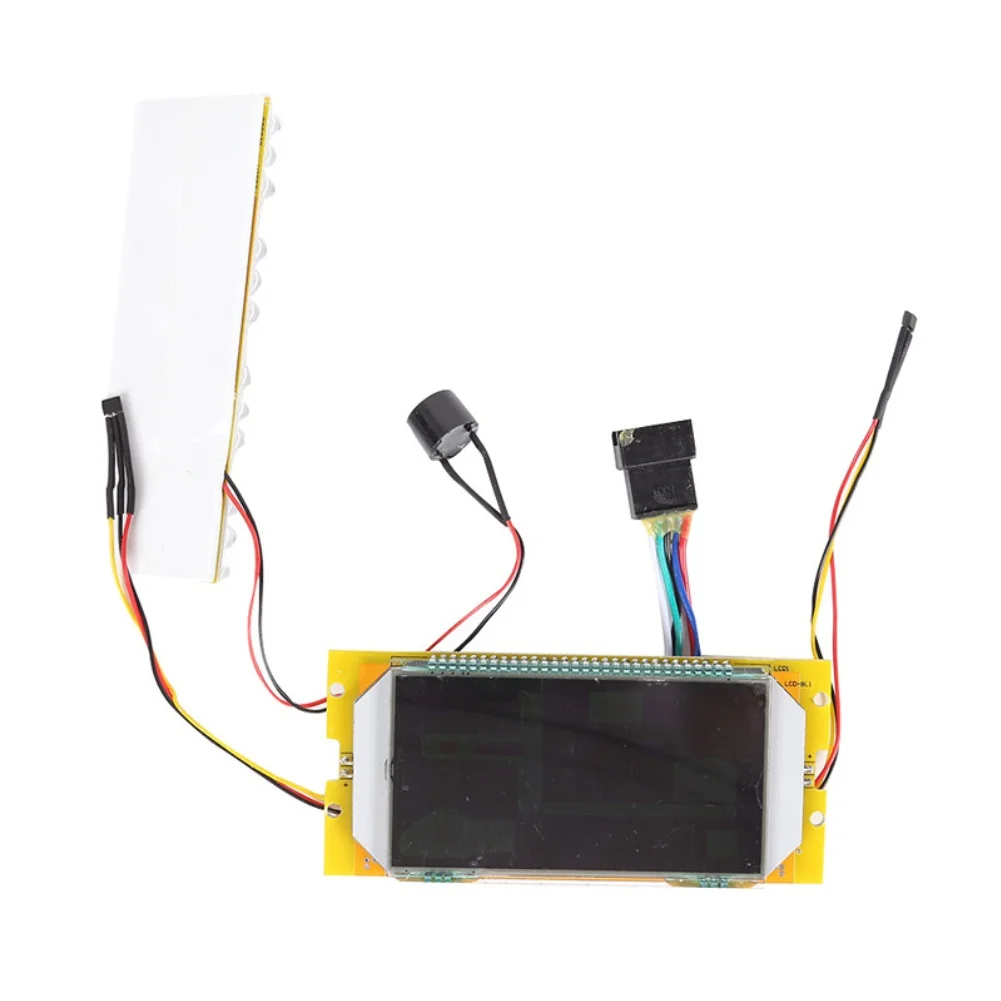 8 Zoll LED LCD Display-Bildschirm für KUGOO Scooter Offroad-Mobilitätsfahrzeuge Gelb 19,1 x 11,5 cm Leichtbau-Design