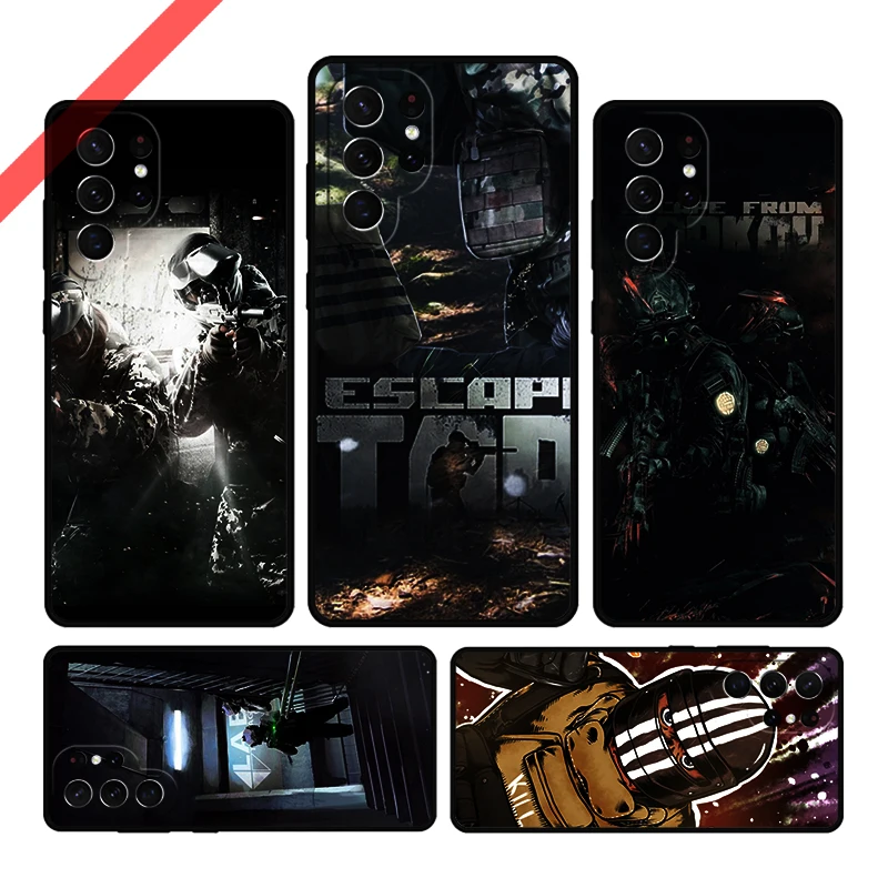 Escape From Tarkov Phone Case For Samsung Galaxy S20 FE S21 S10 S23 Plus S24 S22 Ultra Coque Note20 Note10 S9 S8 Cover Capa