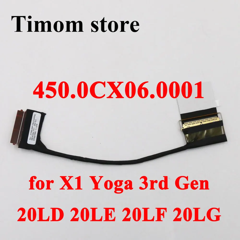 450.0CX06.0001 for X1 Yoga 3rd Gen 20LD 20LE 20LF 20LG 01AY934 Original Laptop LCD EDP WQHD AUO/JDI+HT Cable 01AY935