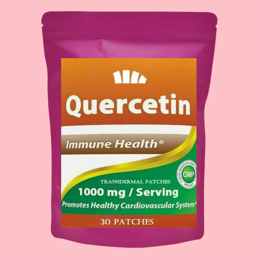 

Транспьютерные пластыри Quercetin с бромеляном — поддержка иммунитета и дыхательная система здоровья сердца, 30 пластырей