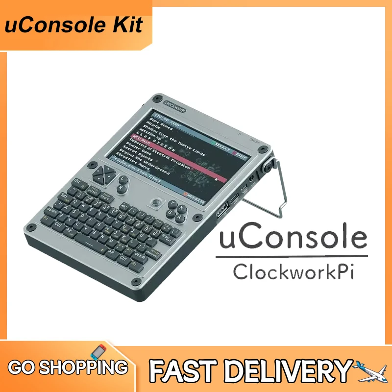 uConsole Kit ClockworkPi V3.14 Mainboard Fantasy Console for Indie Game Developers and Bedroom Programmers Raspberry Pi CM4 Lite