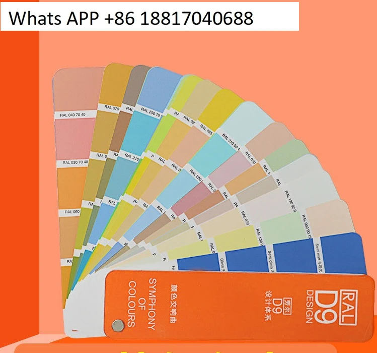 D9 color card latex paint paint architectural color code sample architecture 290 design proofreading creation