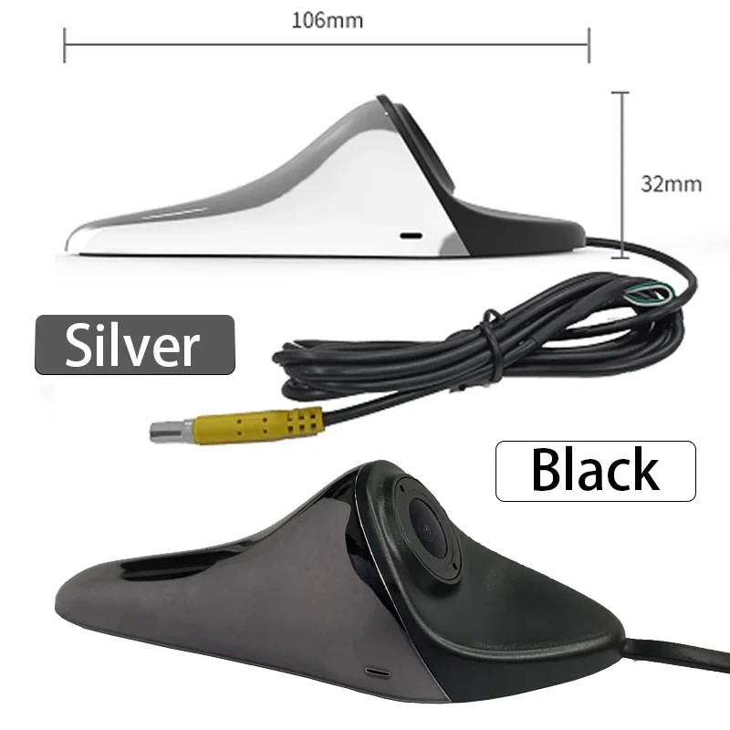 1080P Car Rear View Camera Blind Spot Auxiliary Reversing Backup Side Camera CVBS/AHD Shark Fin IP68 Waterproof Rotatable Lens