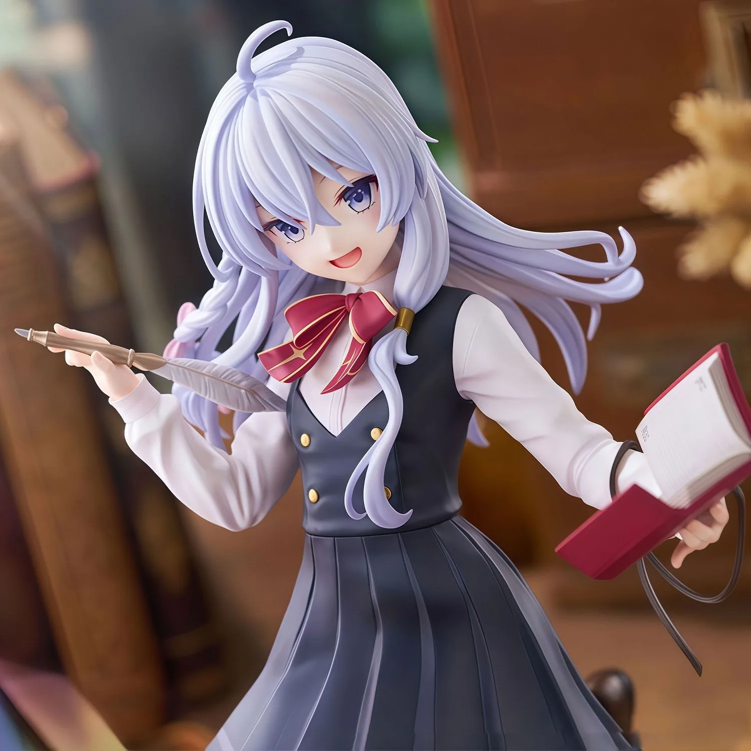 Figura versión uniforme de Irena de viaje de bruja, modelo GK, adorno de animación bidimensional para chica hermosa