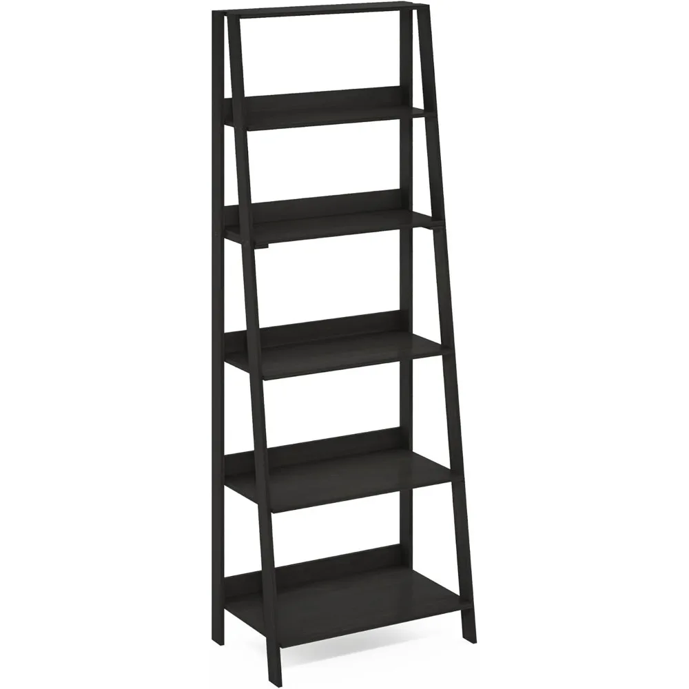 

Ladder Bookcase Display Shelf, 6-Tier, Espresso,Office, Laundry Room, Dorm Room, Living Room, Dining Room