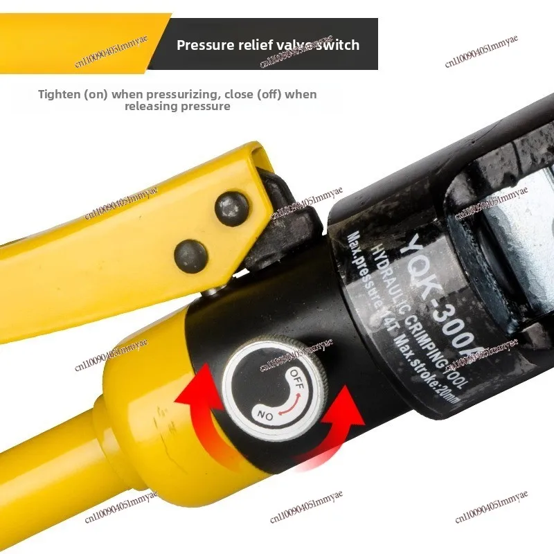 Manual hydraulic pliers Crimping pliers Die for electricians