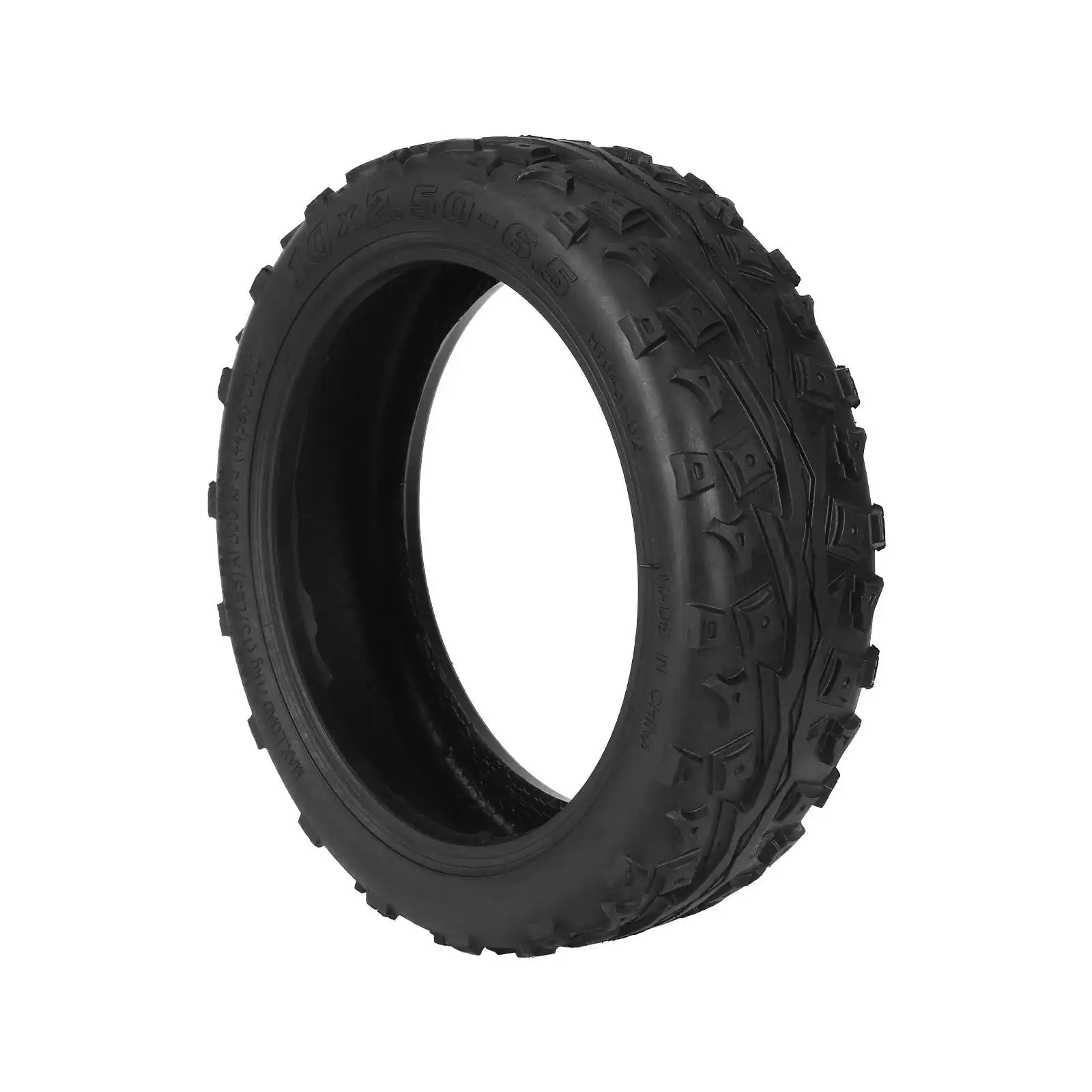 10 Inch 60/70-6.5 Tubeless Tyre For Ninebot Max G30 Electric Scooter 10x2.50-6.5 Rubber Tire Off-road Tyre Replace Scooter Part