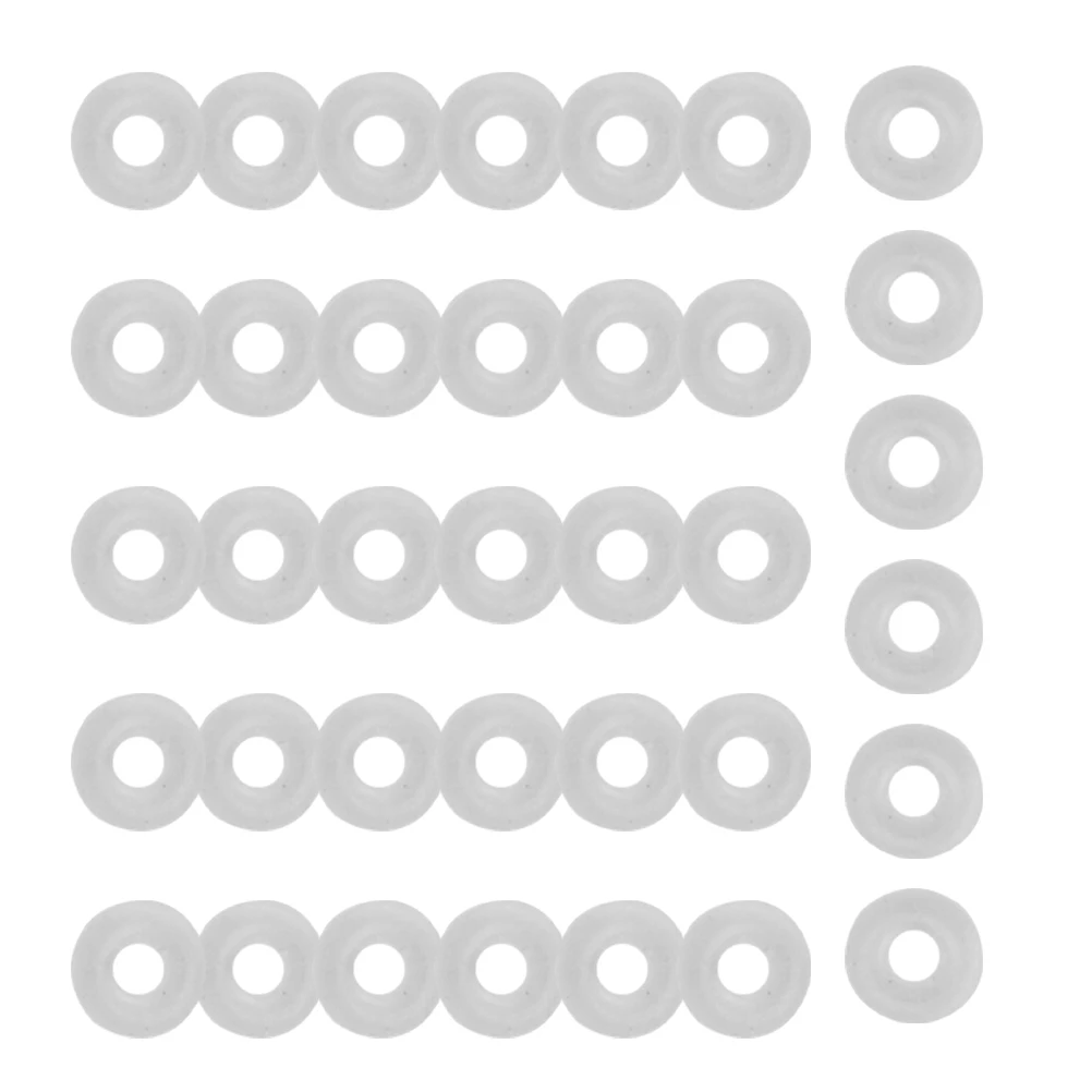

50 Pcs Anti Slip Rubber Rings for Bracelets Jewelry Making Spacer DIY Craft Earrings Necklace Accessories