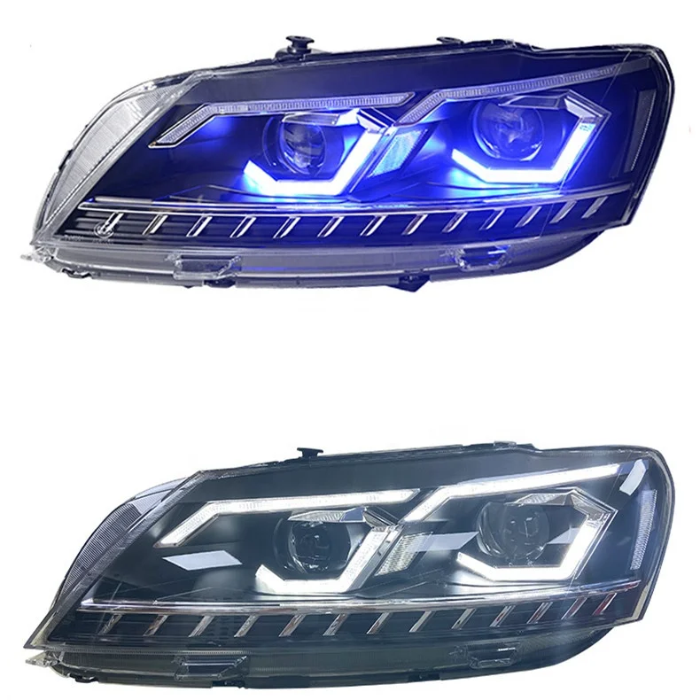 

Headlight for VW-Passat 2011-2015 A32 A33 head light LED Front Bumper Modify Lamp with Low High Beam Signal DRL