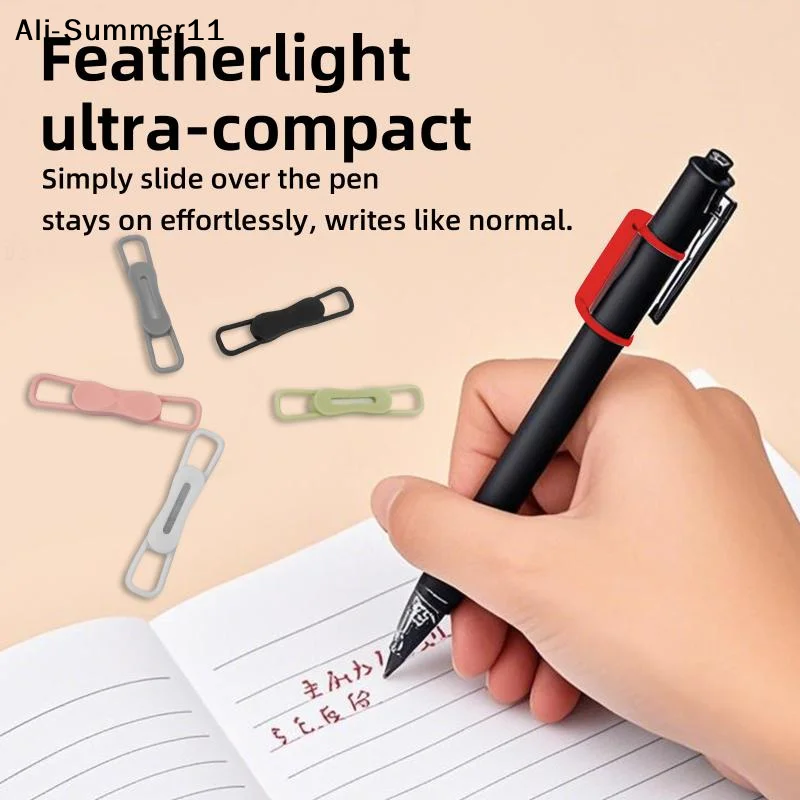 【A6L】2/3/6Pcs Magnetic Multifunction Silicone Adjustable Pen Stand Tablet Fixed Touch Pen Clips For Office Accessories Organizer