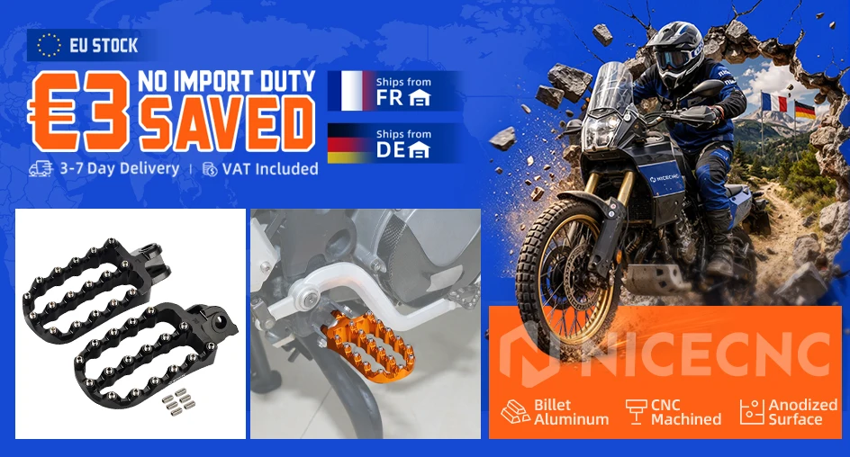 NICECNC Fußrasten Fußrasten für KTM 690 Enduro/R 790 890 Adventure/R 1290 Super Adventure/R/S 990 Adventure/LC8/R 990 Supermoto T – Detail 1