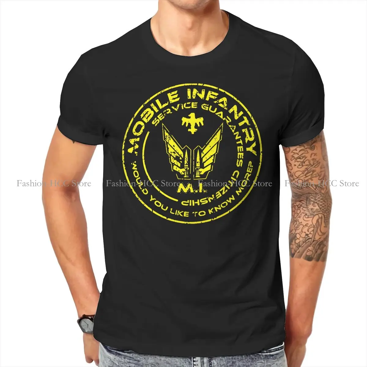 Mobile Infantry Patch Special TShirt Starship Troopers Comfortable Hip Hop Gift Idea  T Shirt Short Sleeve