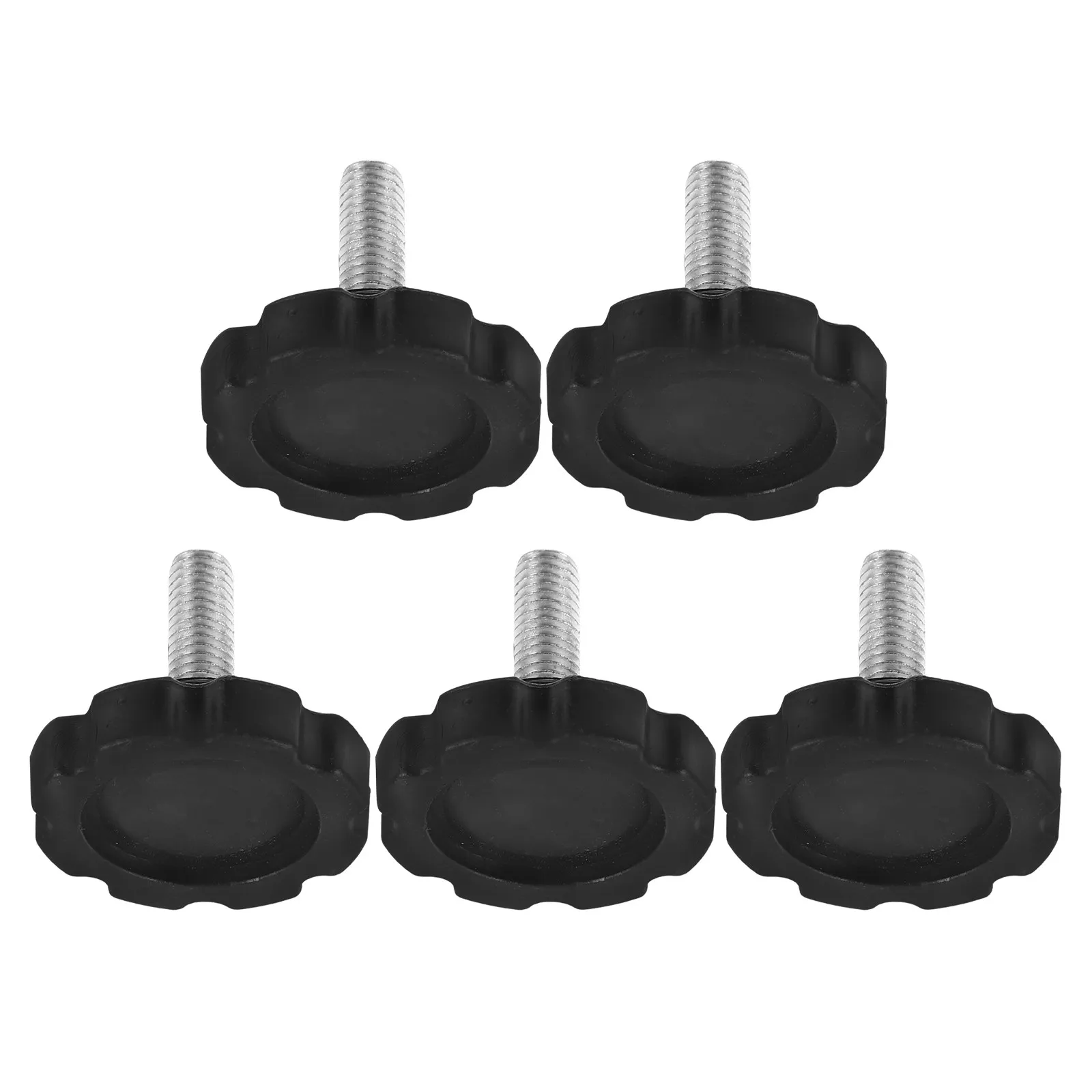 5Pcs M8 Thread Star Knob Hand Tightening Screw for Patio Umbrella Base Replacement Outdoor Umbrella Stand Screws Wind Resistant